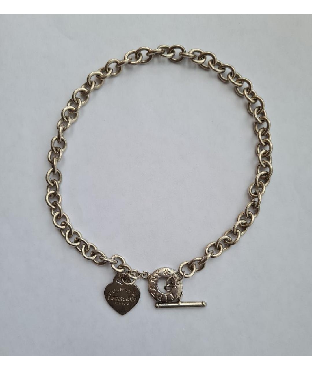 TIFFANY&CO Серебряное серебряное колье, фото 6