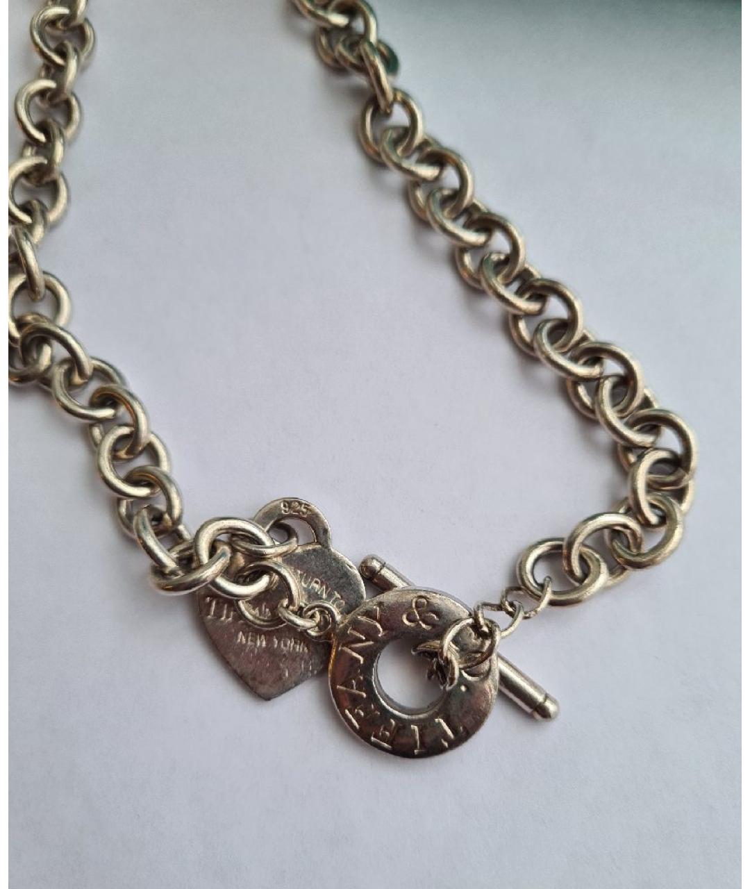 TIFFANY&CO Серебряное серебряное колье, фото 3