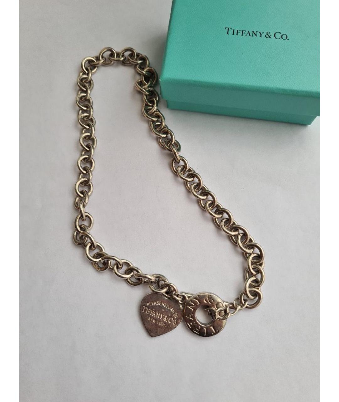 TIFFANY&CO Серебряное серебряное колье, фото 2