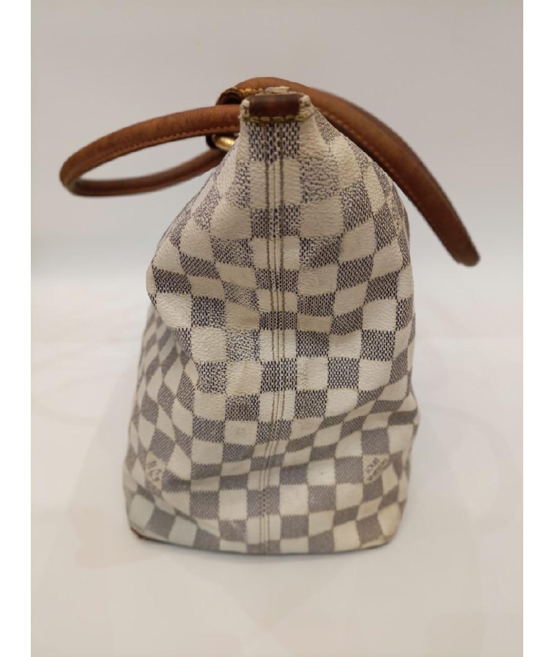 LOUIS VUITTON Белая сумка с короткими ручками, фото 6