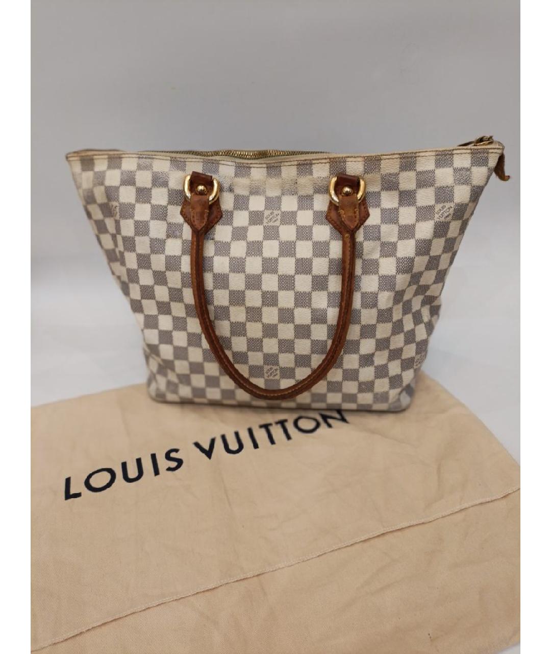 LOUIS VUITTON Белая сумка с короткими ручками, фото 3