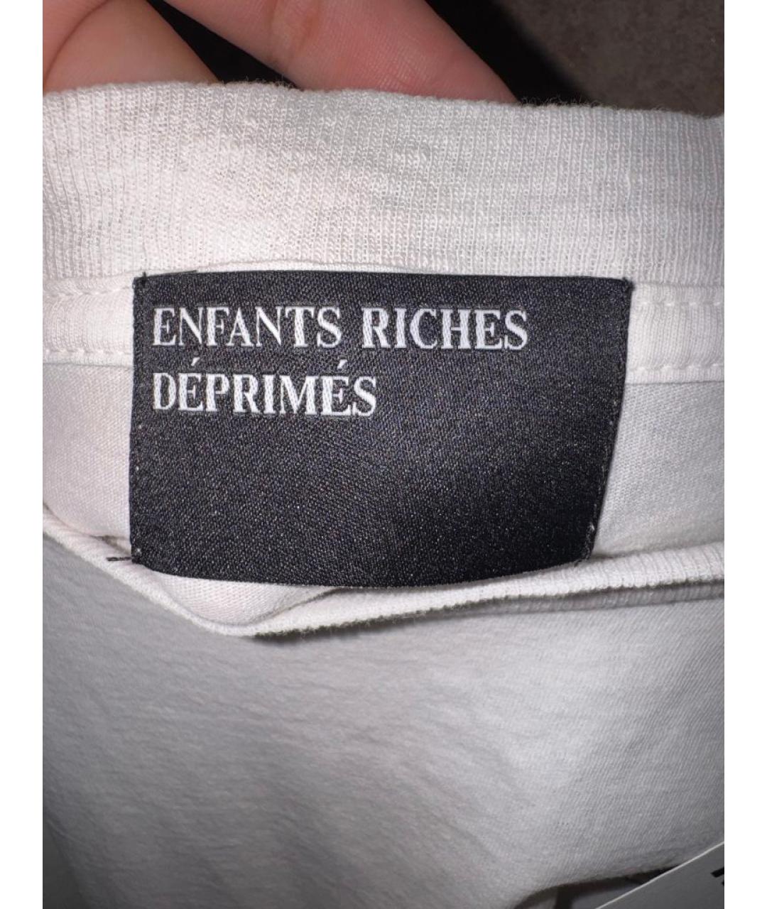 Enfants Riches Déprimés Белая хлопковая футболка, фото 5