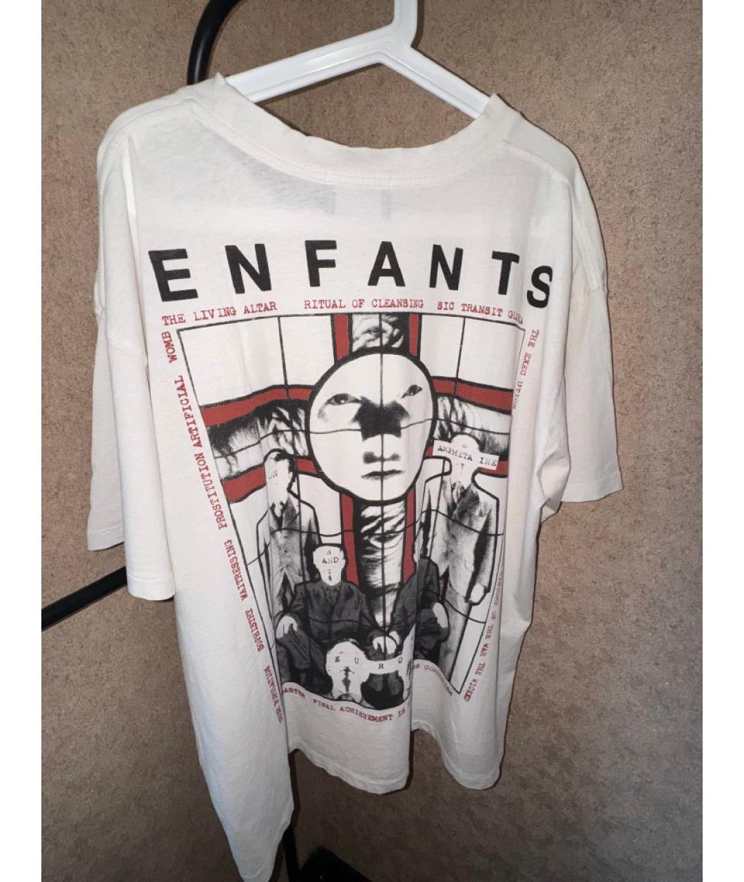 Enfants Riches Déprimés Белая хлопковая футболка, фото 2