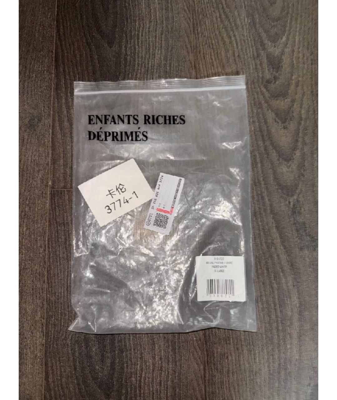 Enfants Riches Déprimés Белая хлопковая футболка, фото 7
