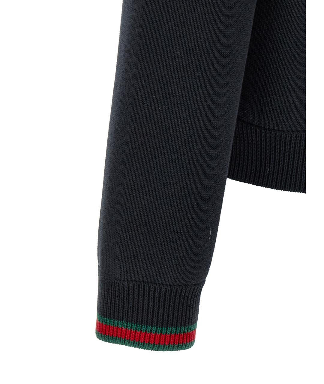 GUCCI Синяя кожаная куртка, фото 4