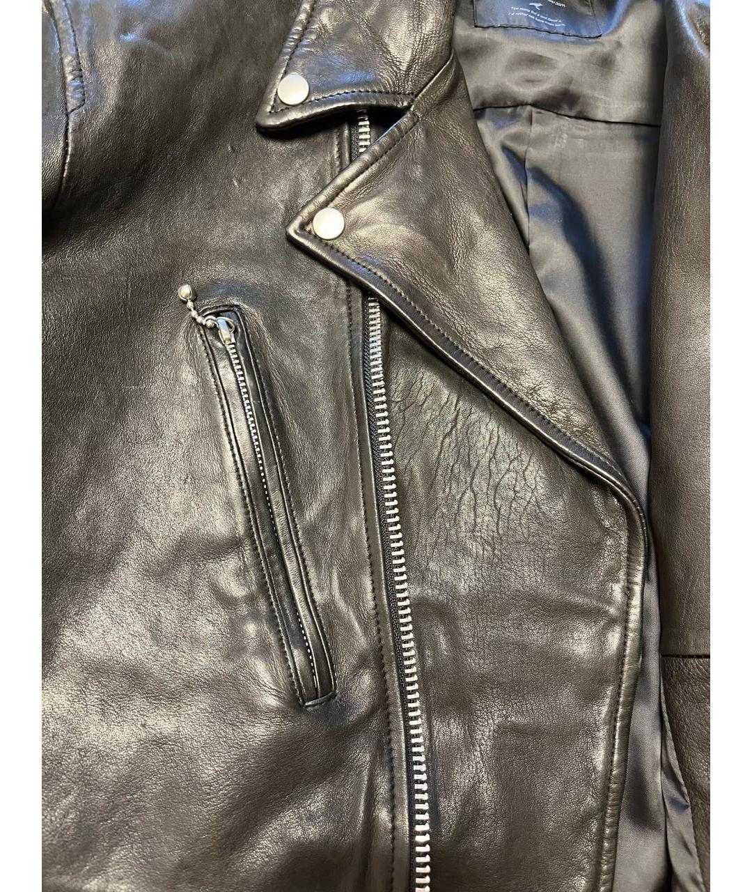 YOHJI YAMAMOTO Черная кожаная куртка, фото 4