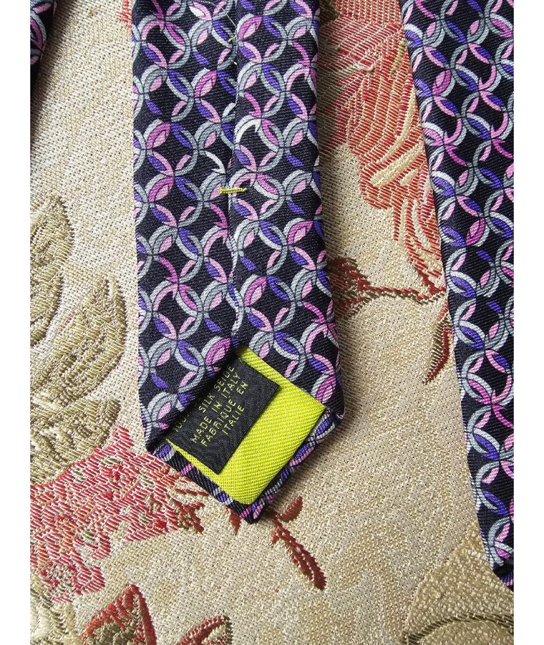 EMILIO PUCCI Мульти шелковый галстук, фото 3