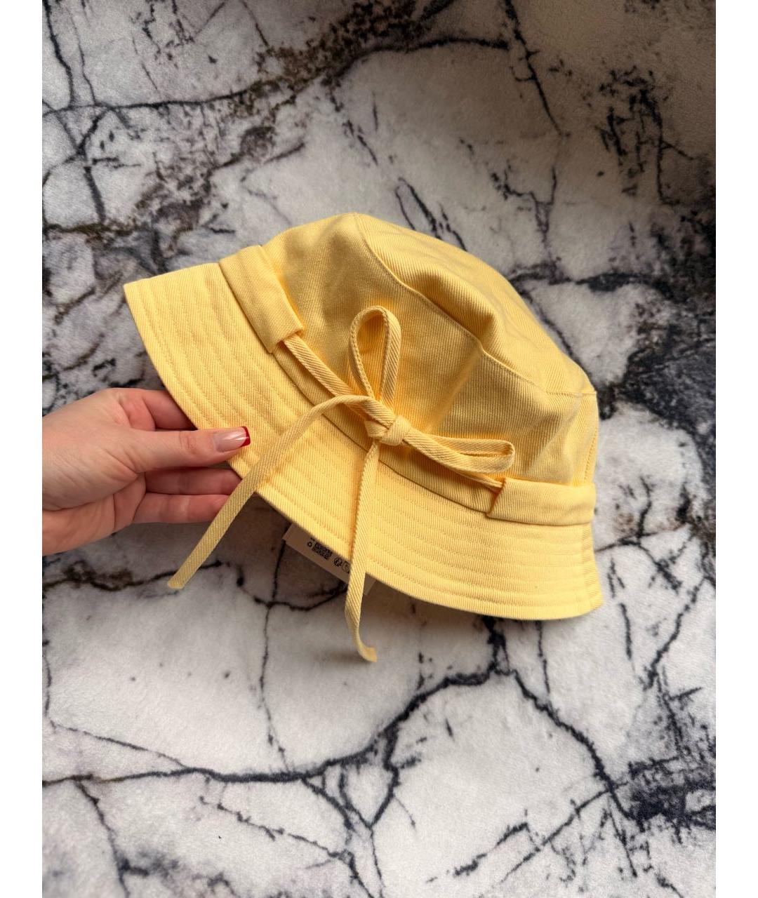 JACQUEMUS Желтая хлопковая панама, фото 3