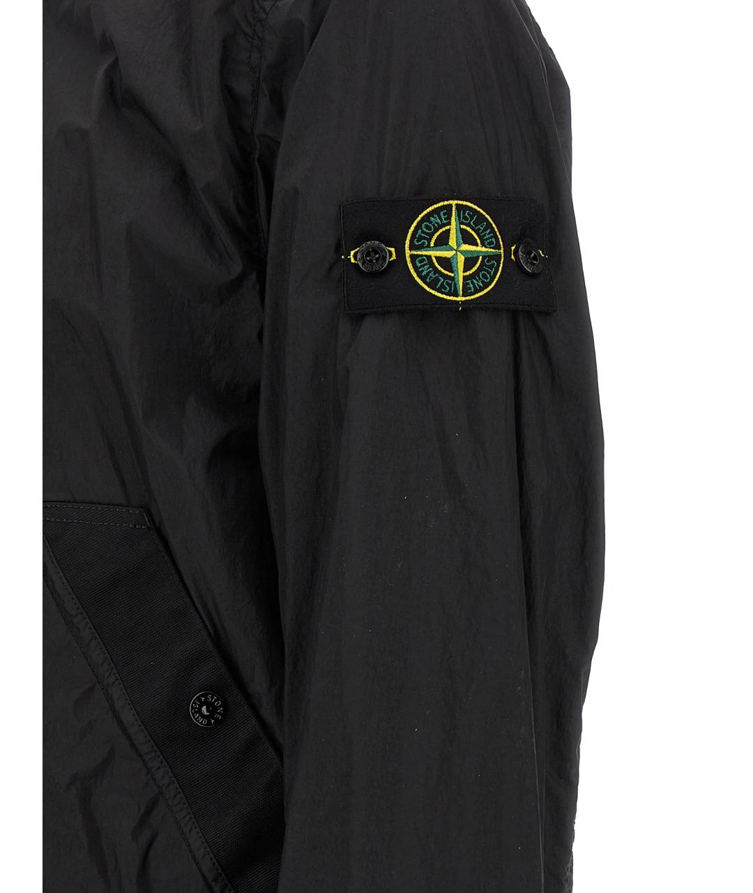 STONE ISLAND Черная куртка, фото 4