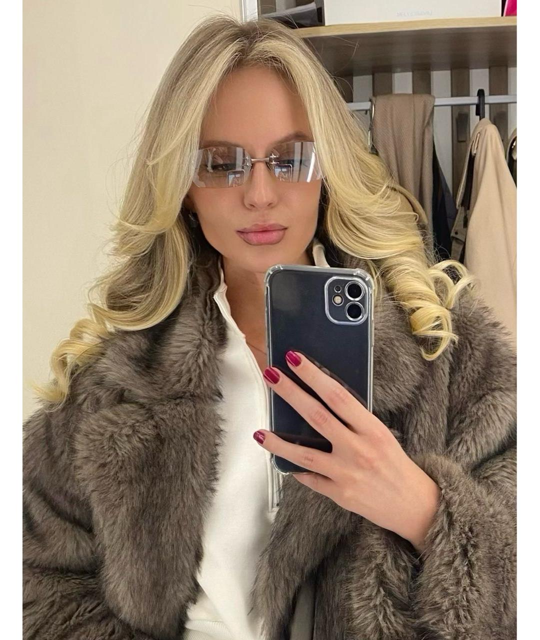 GENTLE MONSTER Серебряные металлические солнцезащитные очки, фото 8