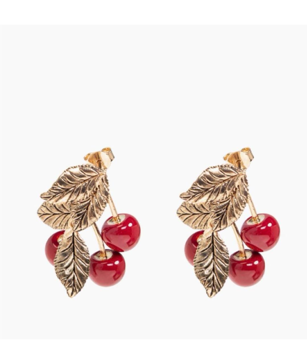 SAINT LAURENT Золотые серьги, фото 1