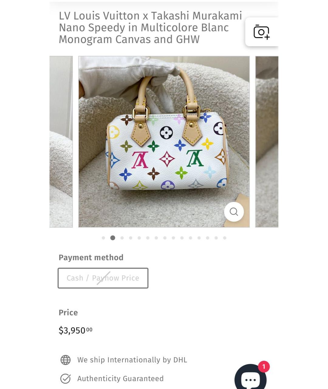 LOUIS VUITTON Белая сумка с короткими ручками, фото 8