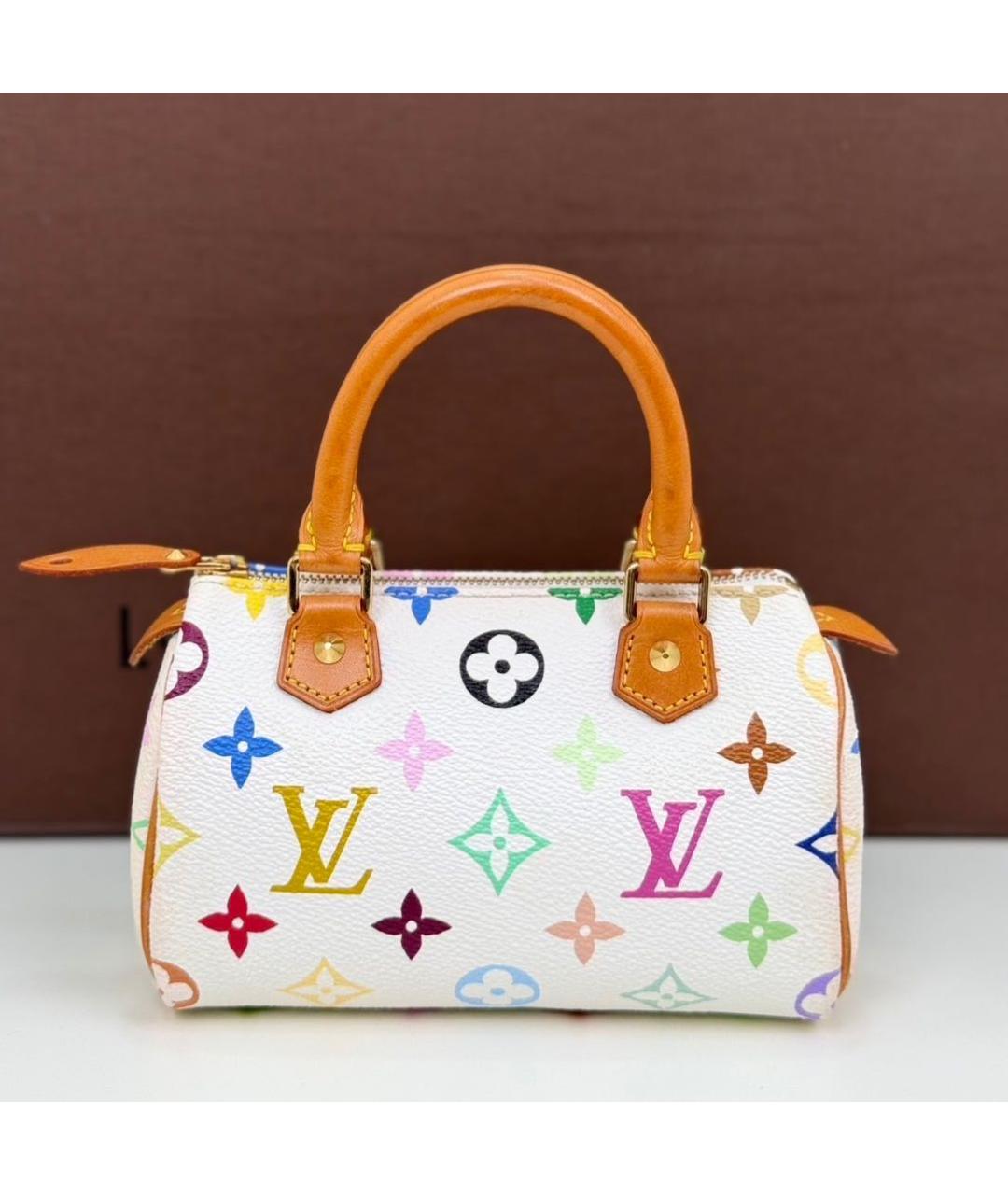LOUIS VUITTON Белая сумка с короткими ручками, фото 2