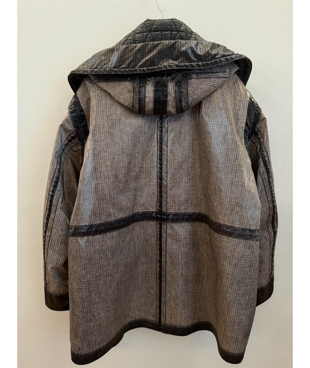 STONE ISLAND Серая хлопковая парка, фото 2