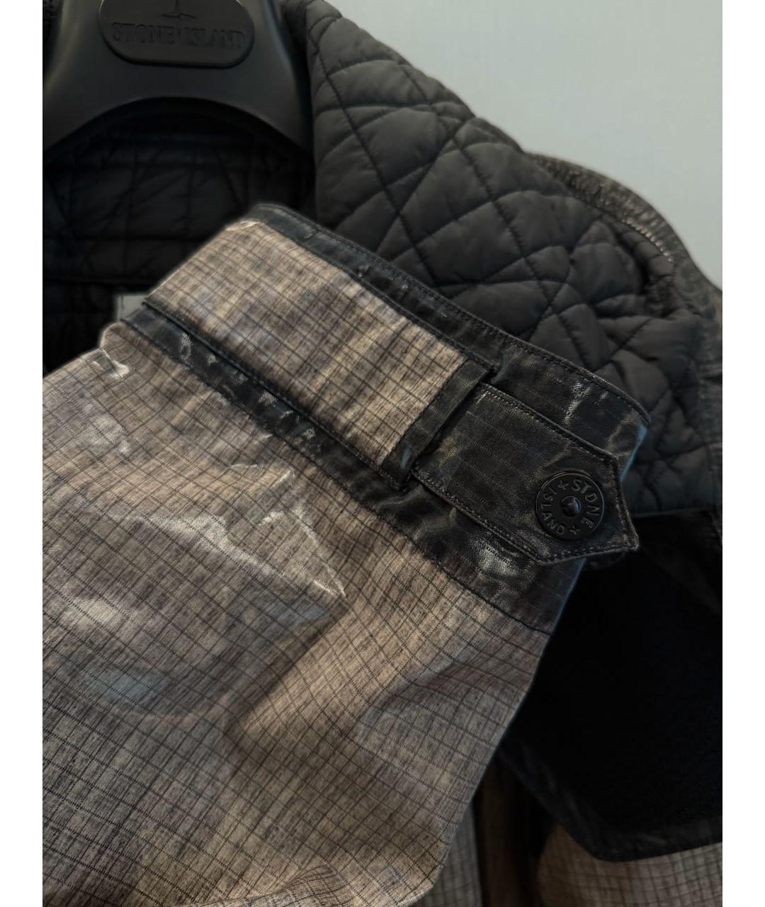 STONE ISLAND Серая хлопковая парка, фото 7