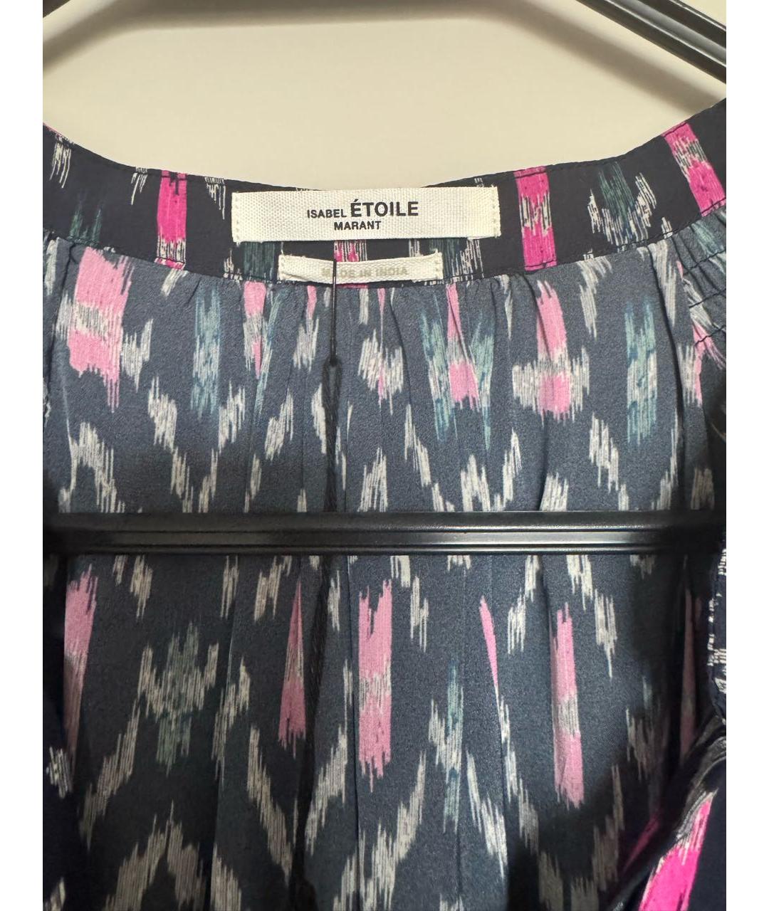 ISABEL MARANT ETOILE Мульти вискозное повседневное платье, фото 3