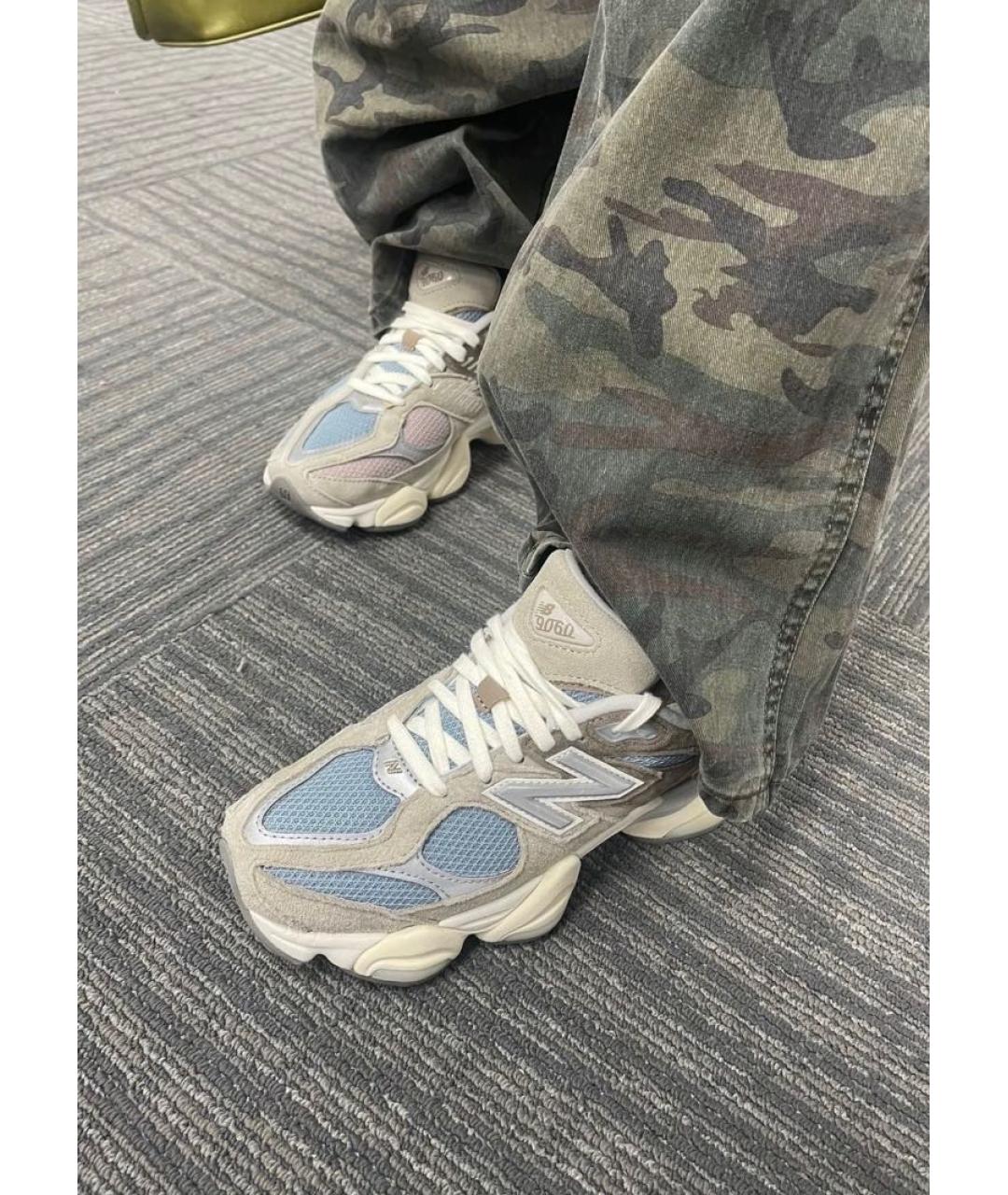 NEW BALANCE Коричневые замшевые кроссовки, фото 6