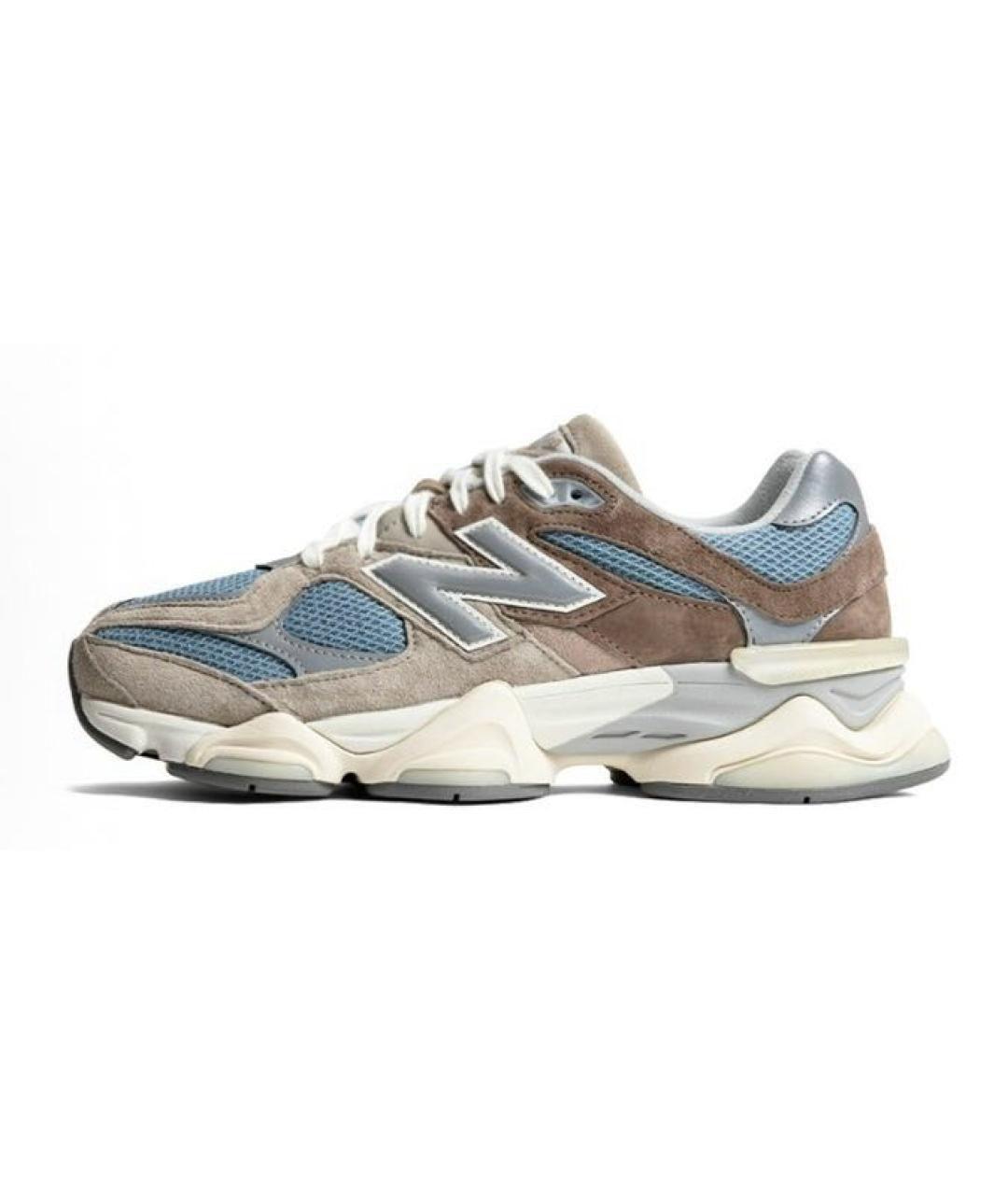 NEW BALANCE Коричневые замшевые кроссовки, фото 8