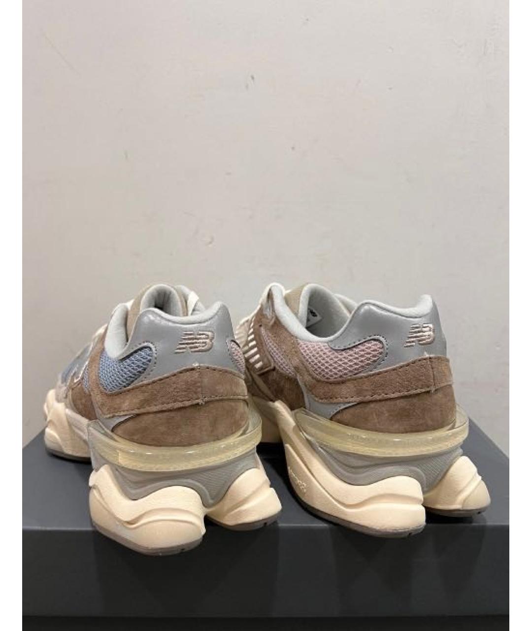 NEW BALANCE Коричневые замшевые кроссовки, фото 5