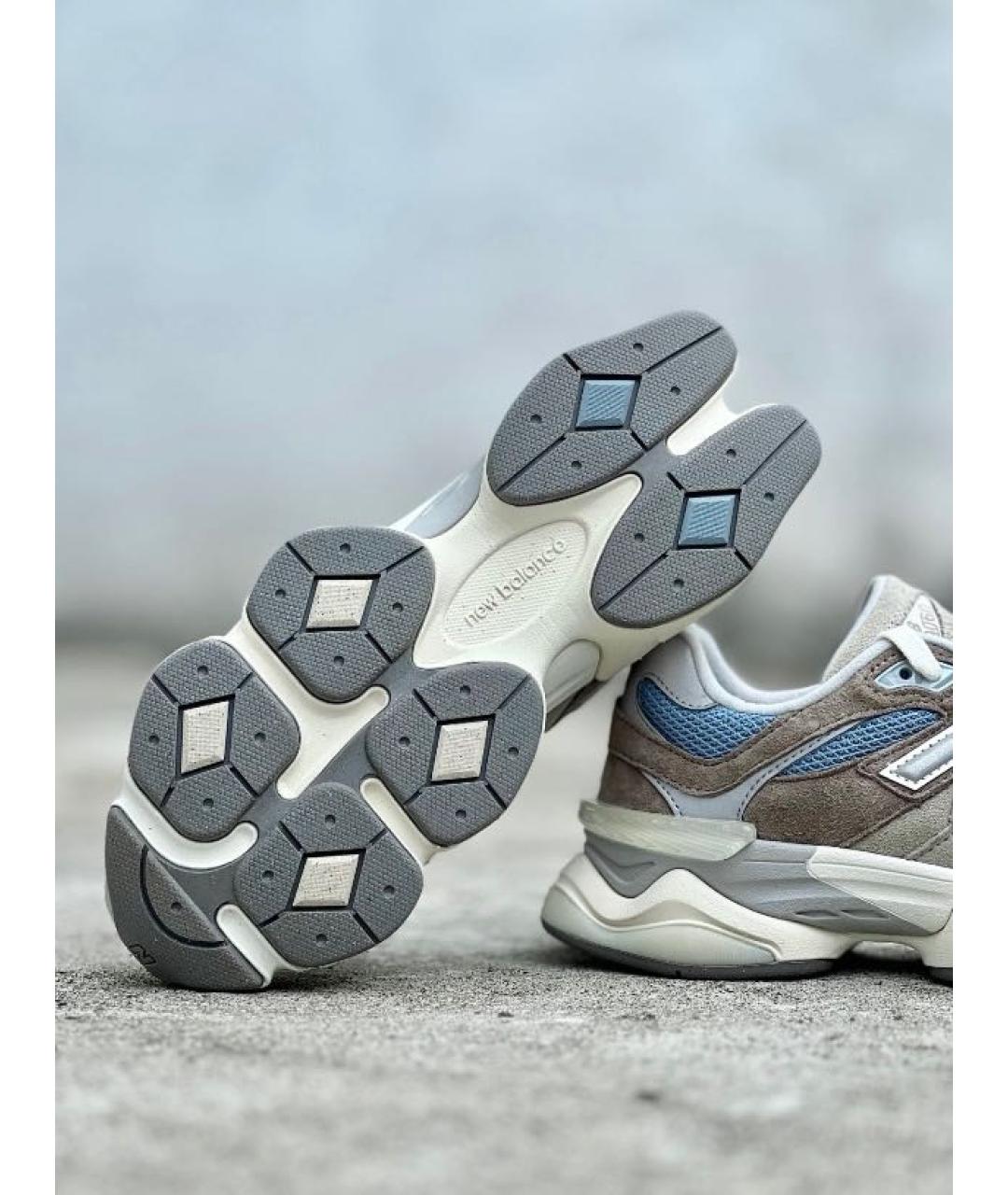 NEW BALANCE Коричневые замшевые кроссовки, фото 3