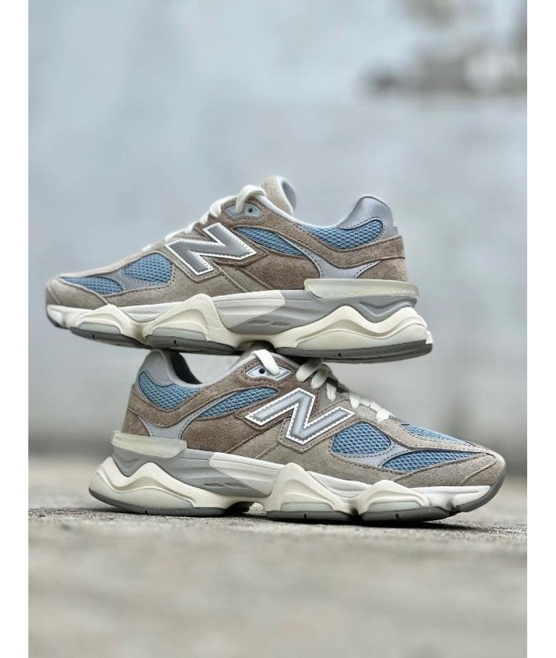 NEW BALANCE Коричневые замшевые кроссовки, фото 2