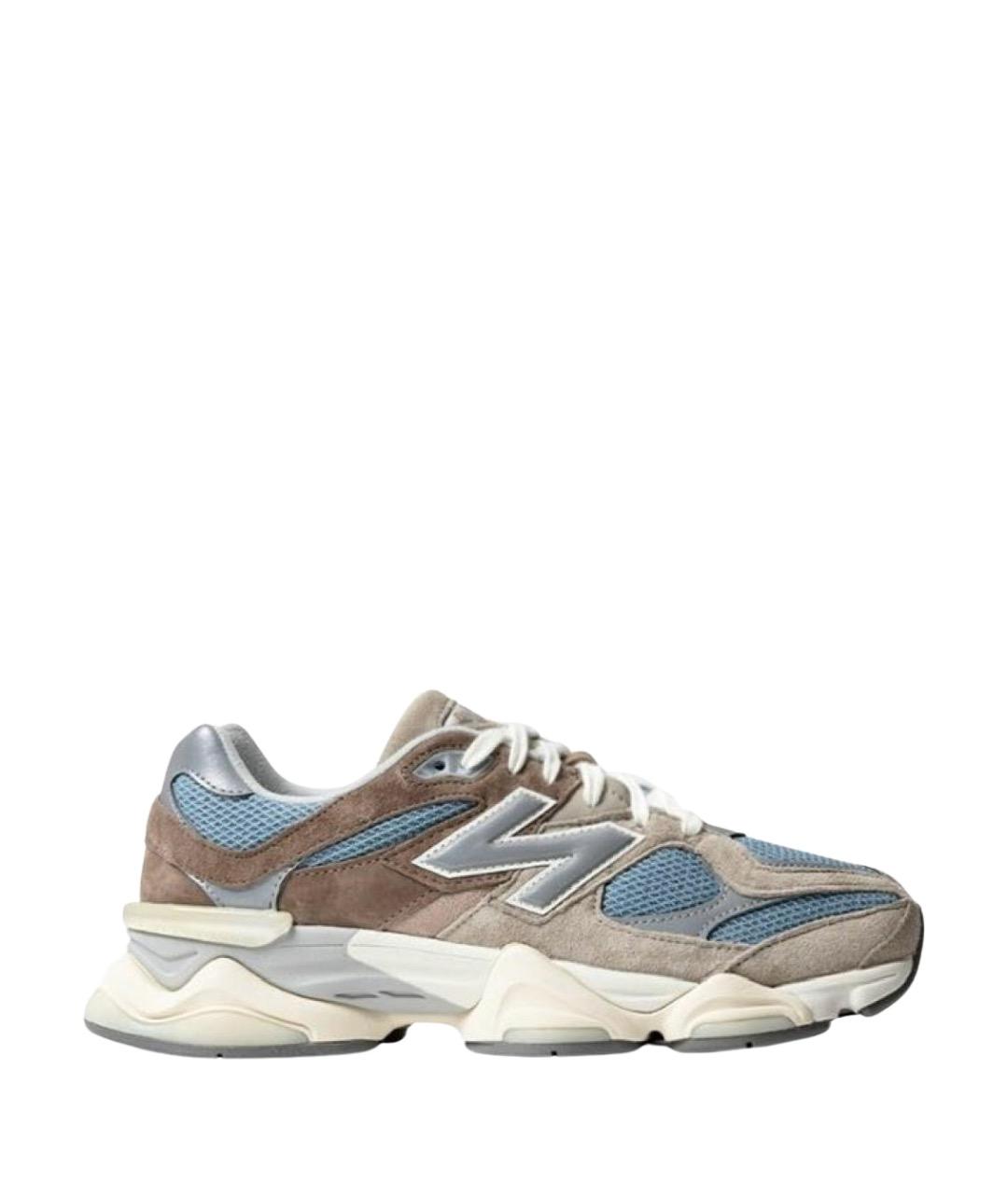 NEW BALANCE Коричневые замшевые кроссовки, фото 1