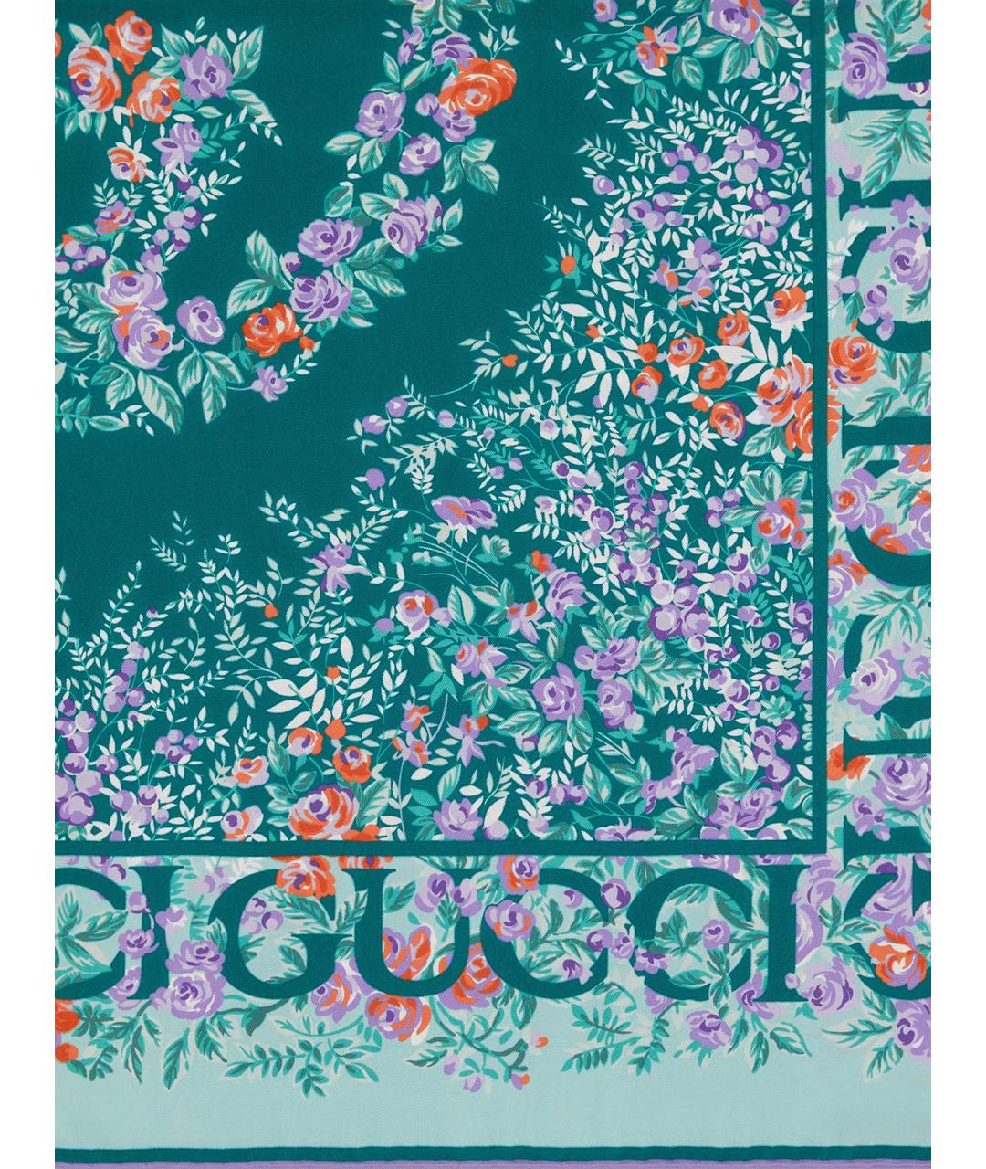 GUCCI Мульти шелковый платок, фото 2
