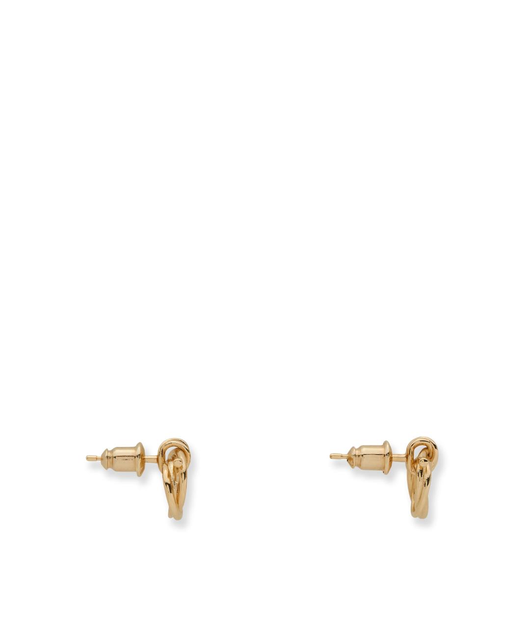 FERRAGAMO Золотые латунные серьги, фото 2