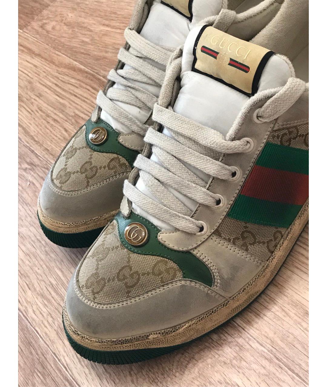 GUCCI Мульти низкие кроссовки / кеды, фото 3