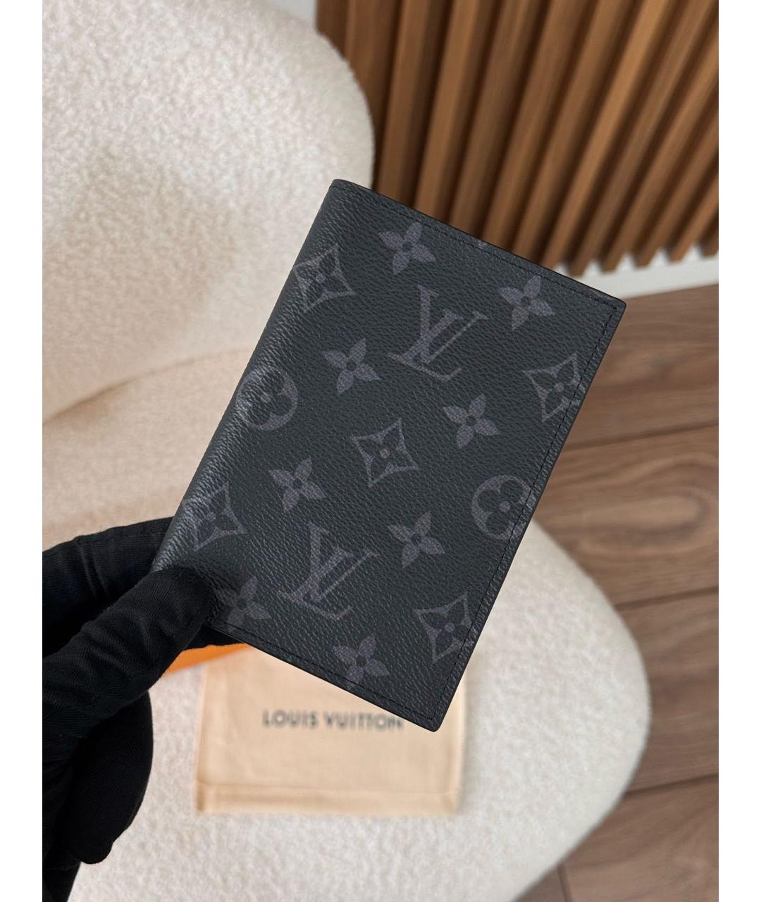 LOUIS VUITTON Черный кошелек, фото 3