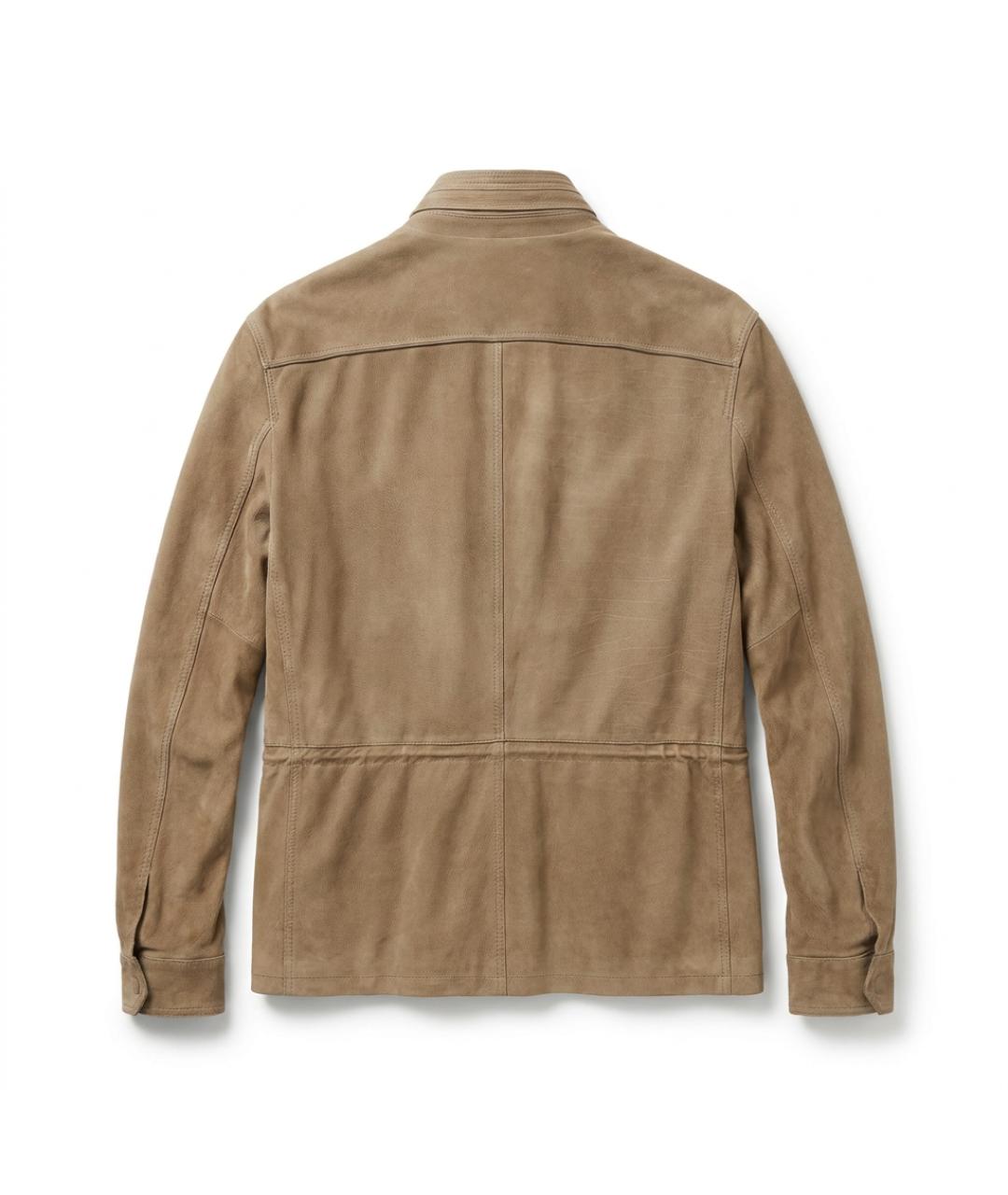 ERMENEGILDO ZEGNA XXX Коричневая замшевая куртка, фото 2