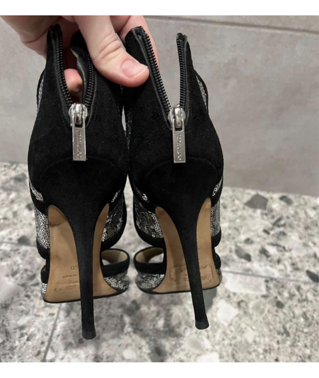 JIMMY CHOO Черные босоножки, фото 3