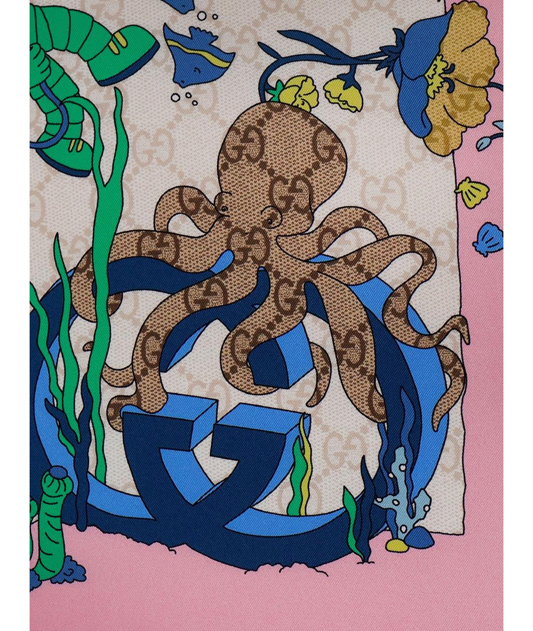 GUCCI Мульти шелковый платок, фото 2