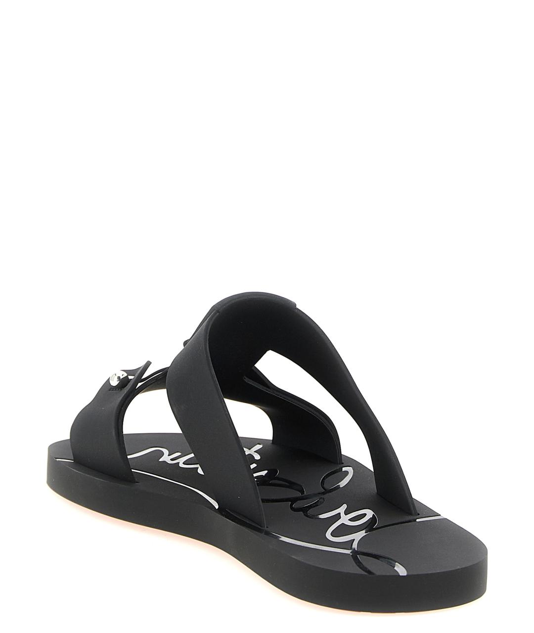 CHRISTIAN LOUBOUTIN Черные сандалии, фото 3