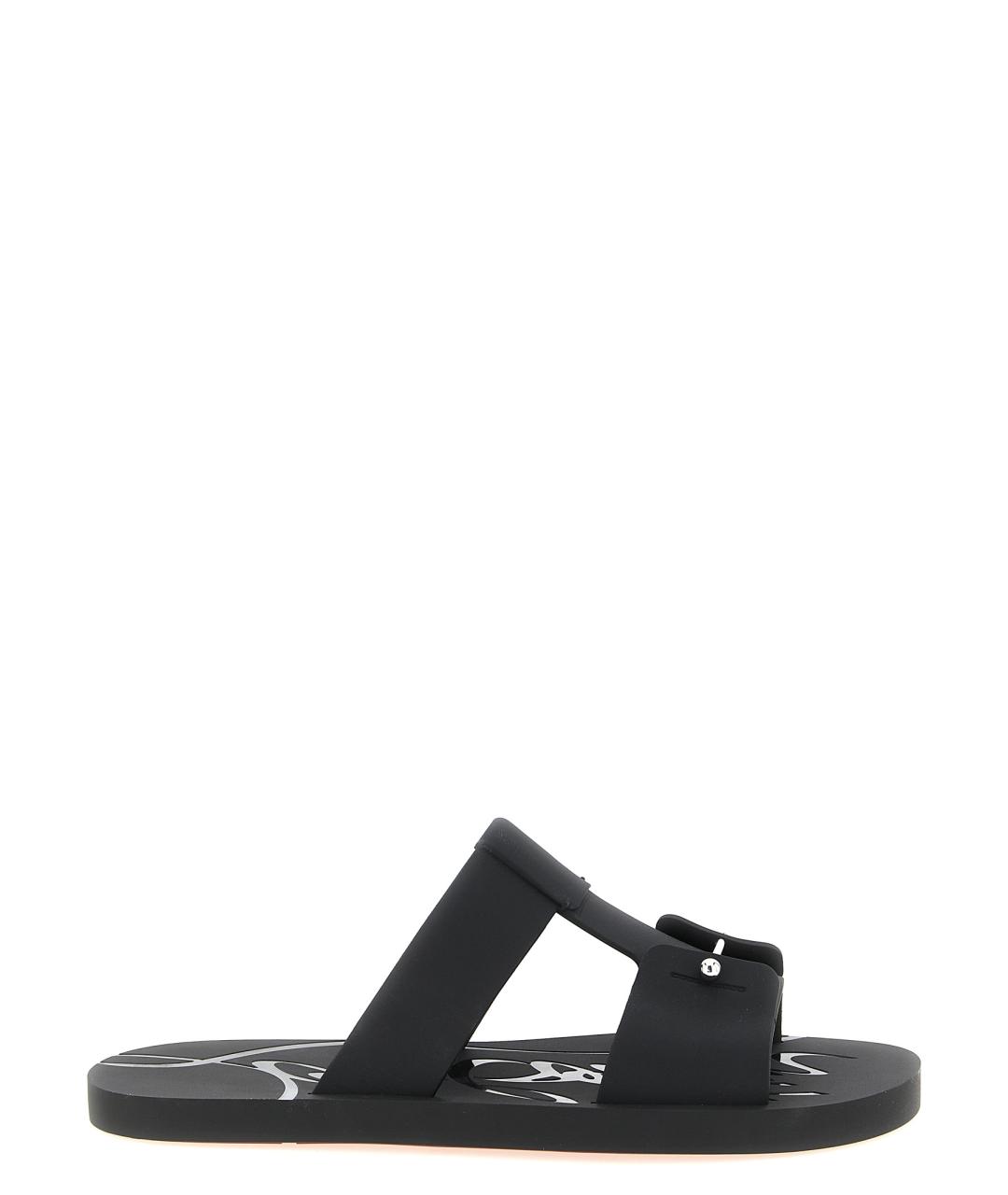 CHRISTIAN LOUBOUTIN Черные сандалии, фото 1