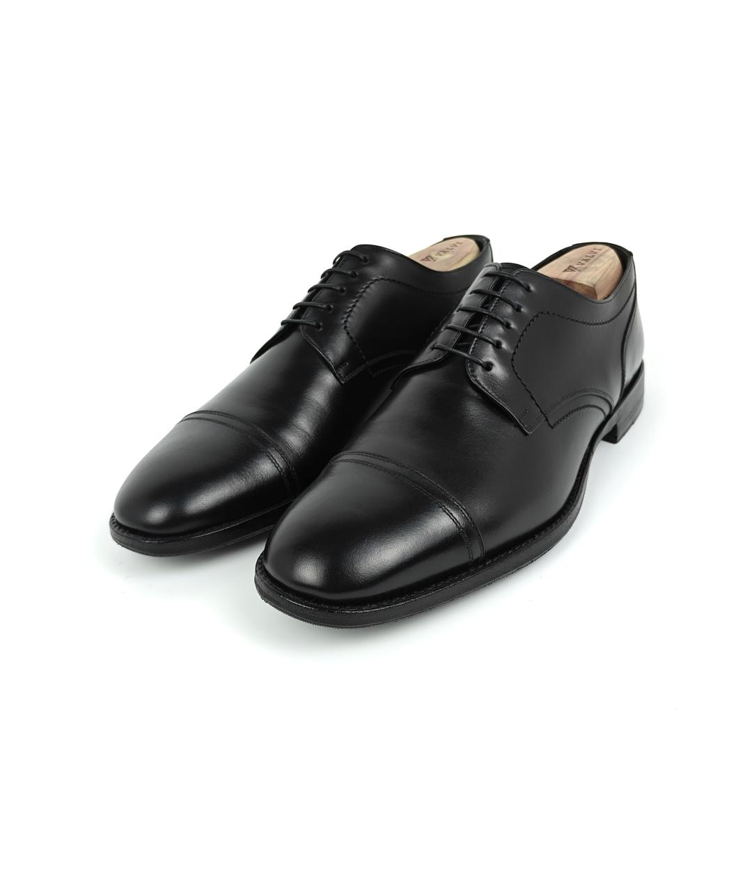 BRIONI Черные кожаные туфли, фото 6
