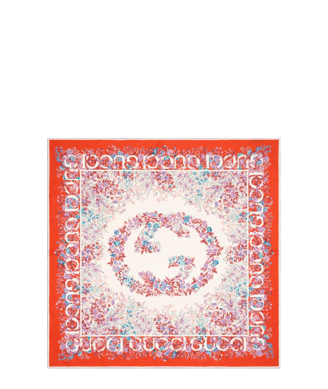 GUCCI Мульти шелковый платок, фото 1