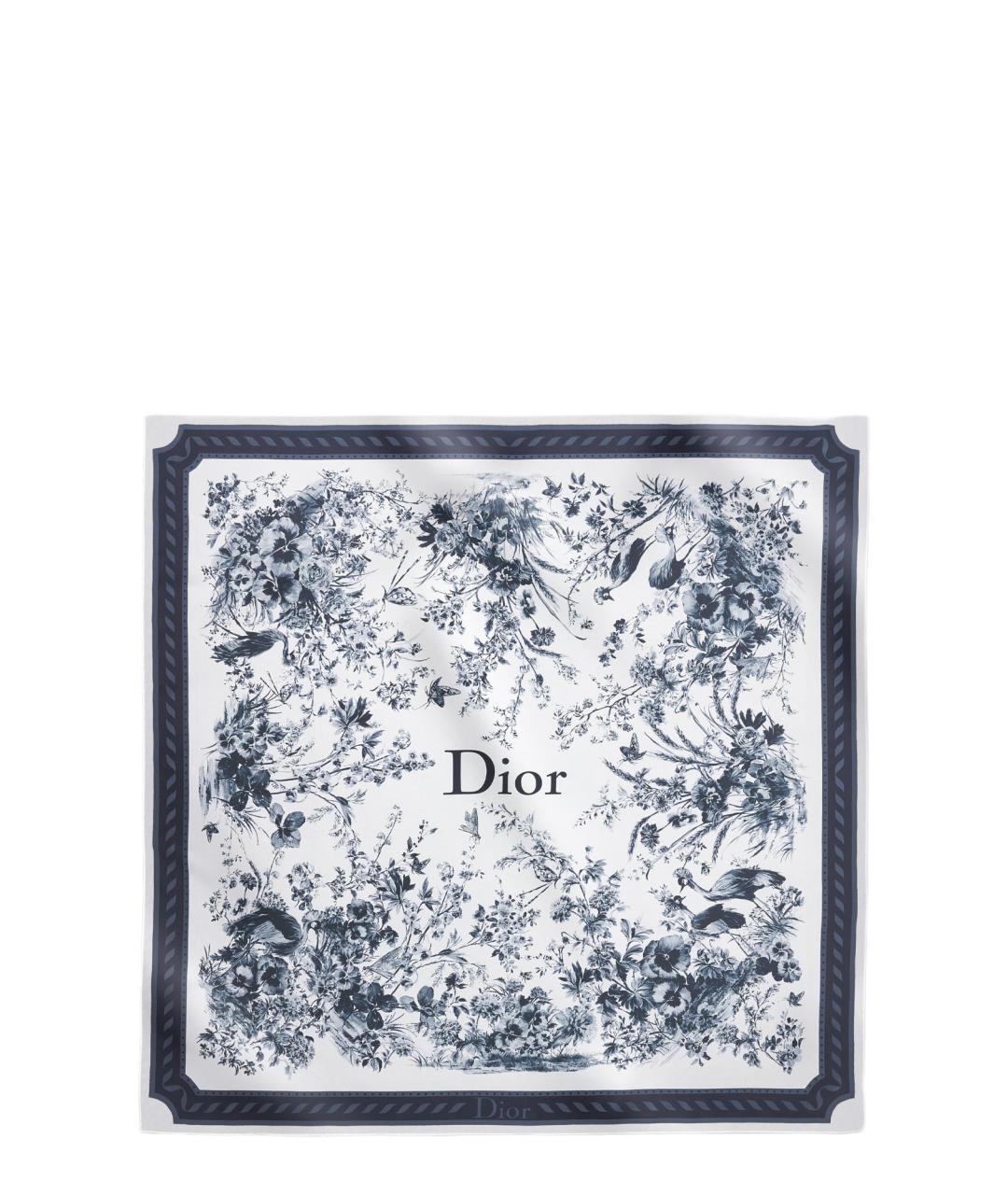 CHRISTIAN DIOR Мульти шелковый платок, фото 1