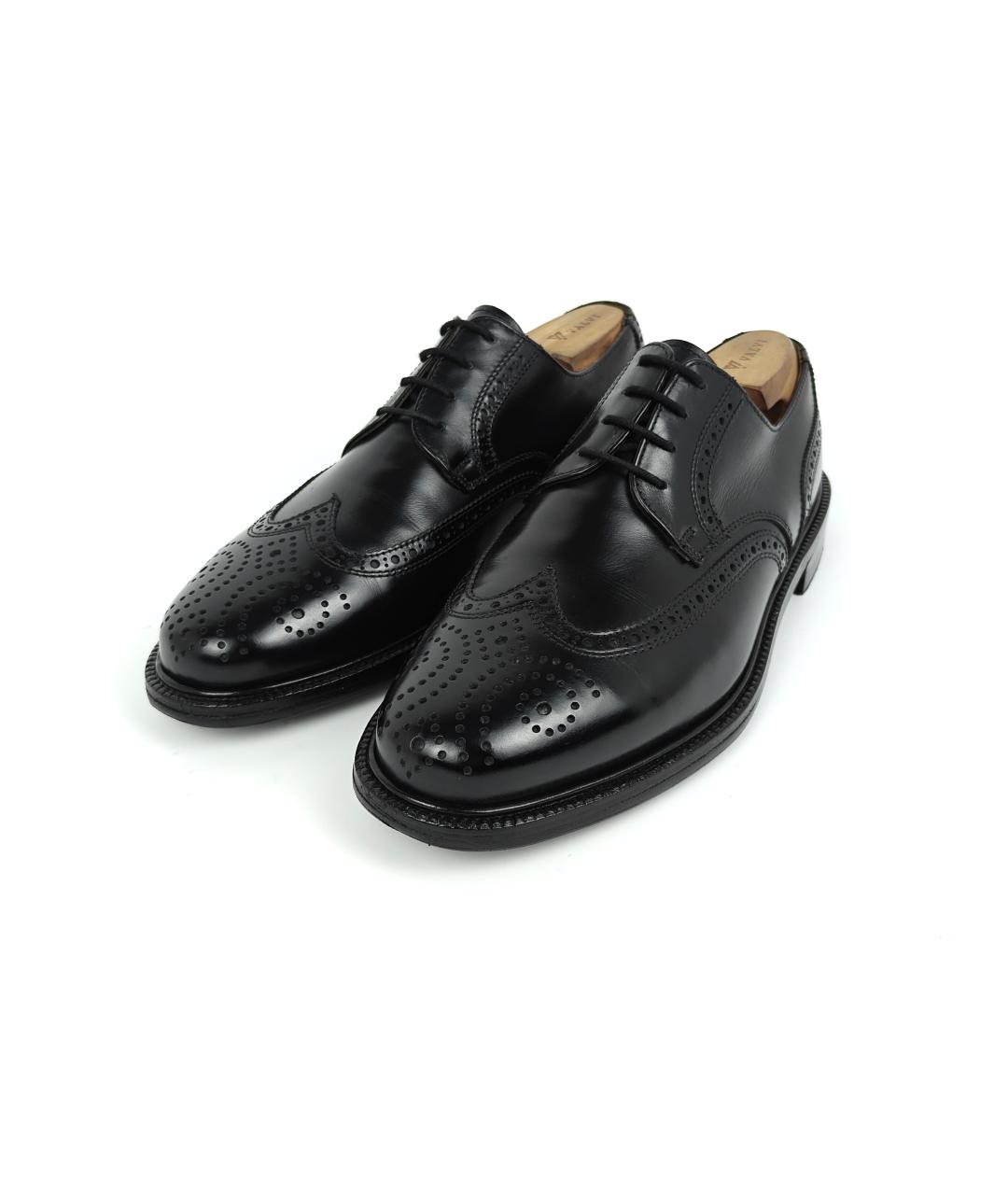 BALLY Черные кожаные туфли, фото 4