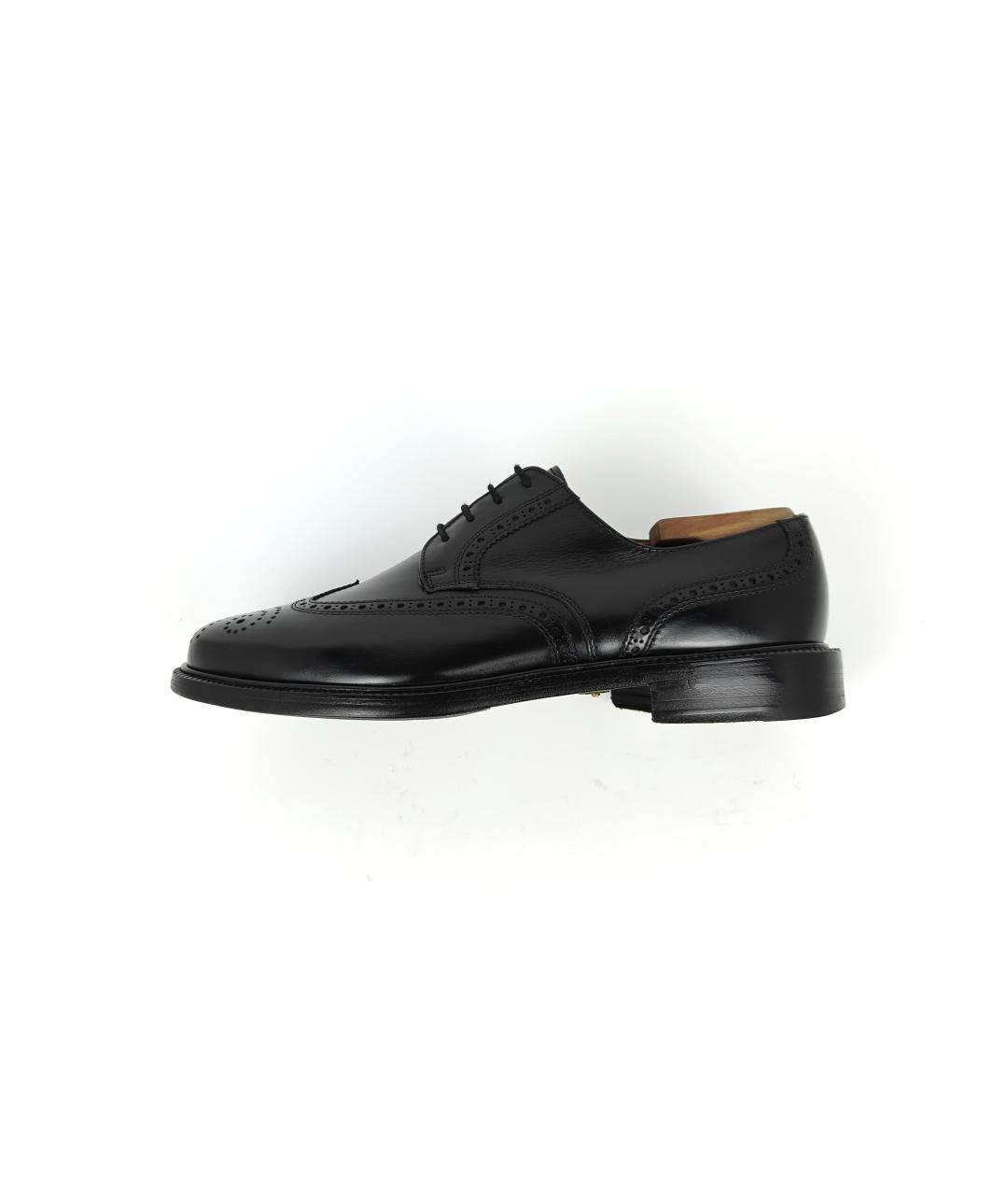 BALLY Черные кожаные туфли, фото 2