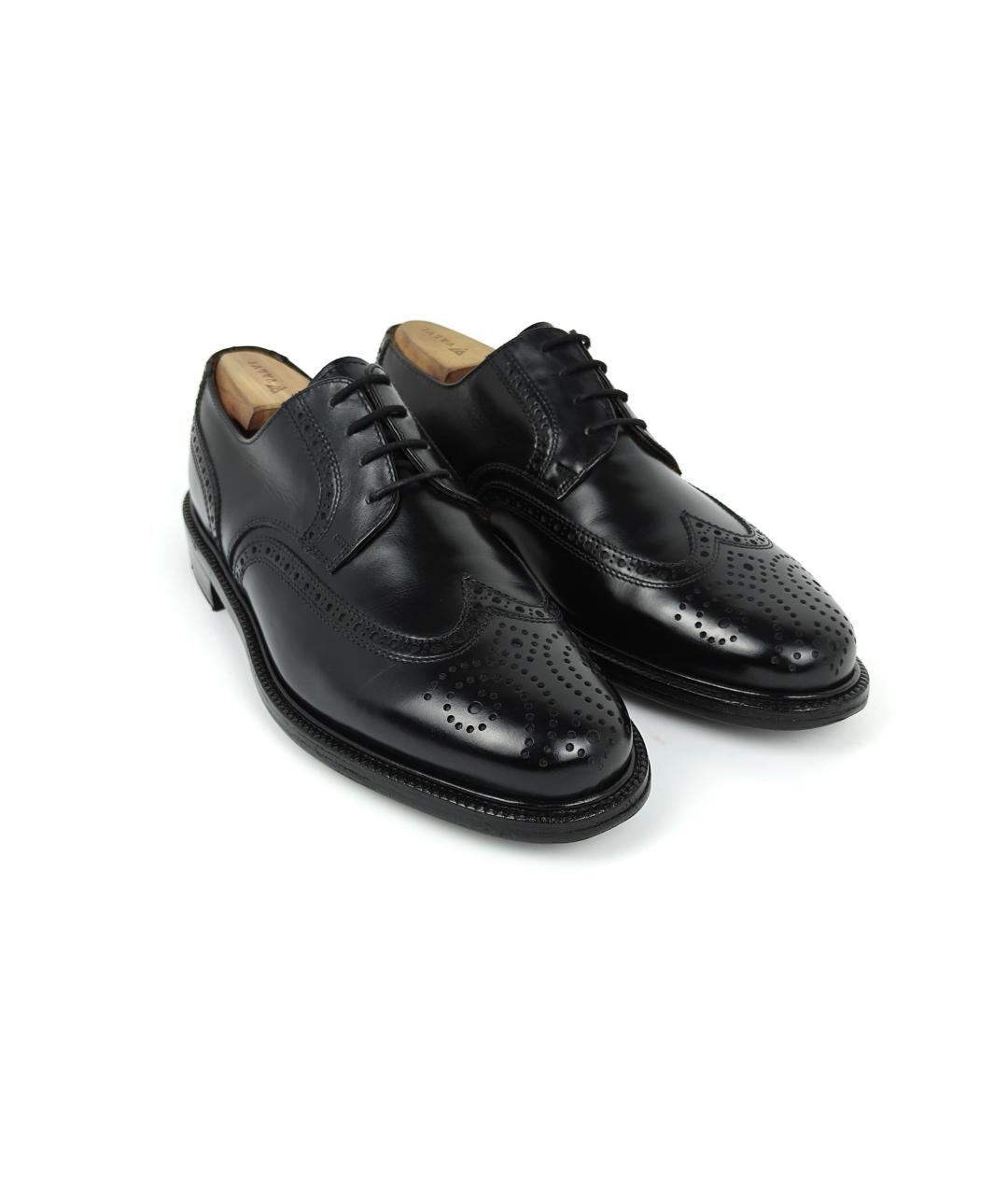 BALLY Черные кожаные туфли, фото 6