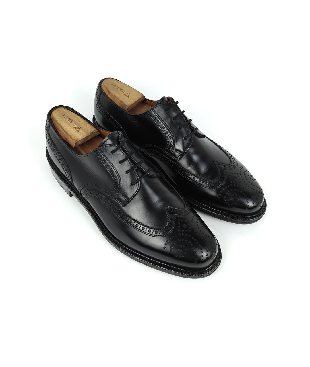BALLY Черные кожаные туфли, фото 7
