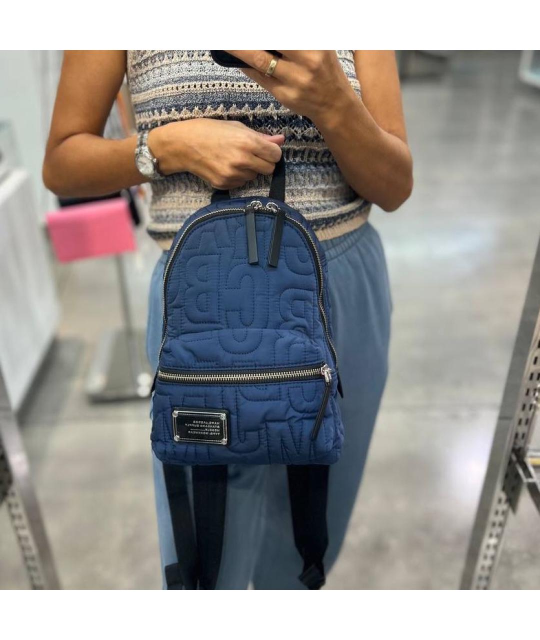 MARC JACOBS Темно-синий рюкзак, фото 3