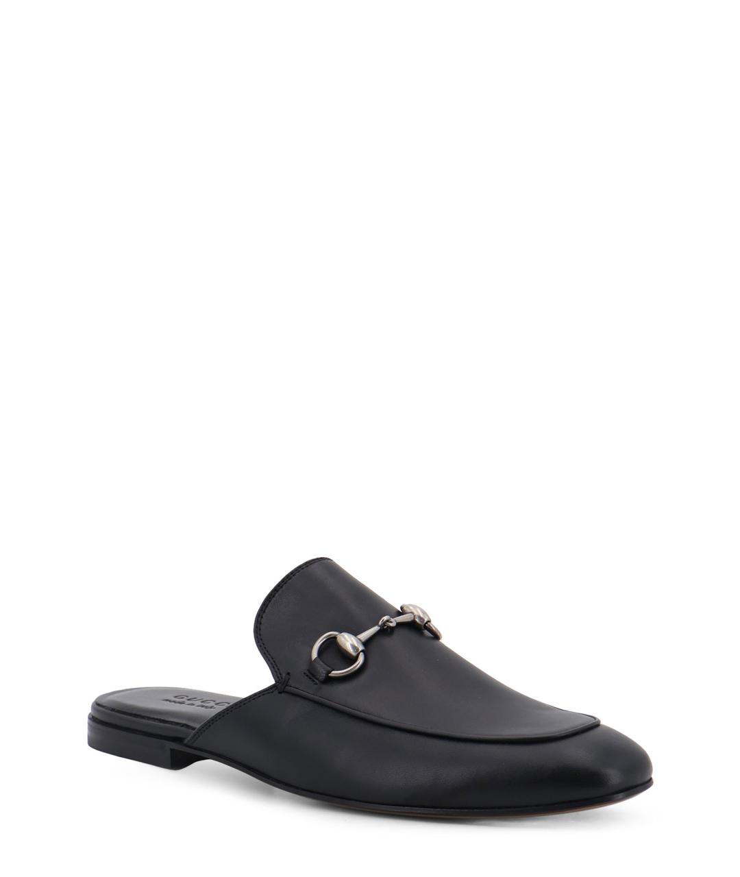 GUCCI Черные кожаные сандалии, фото 2