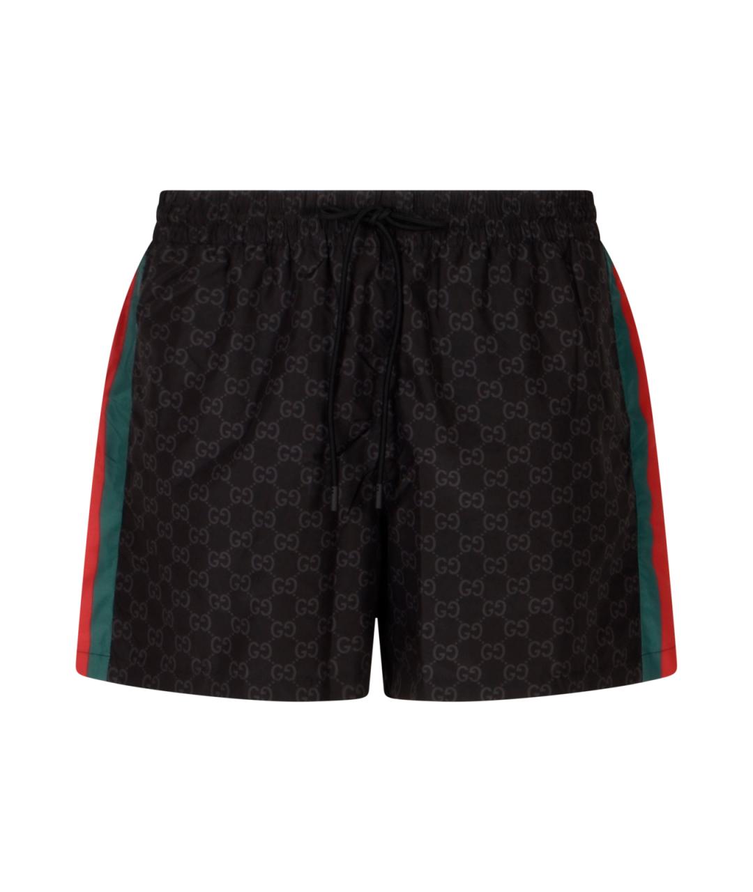 GUCCI Черные полиамидовые плавки, фото 1