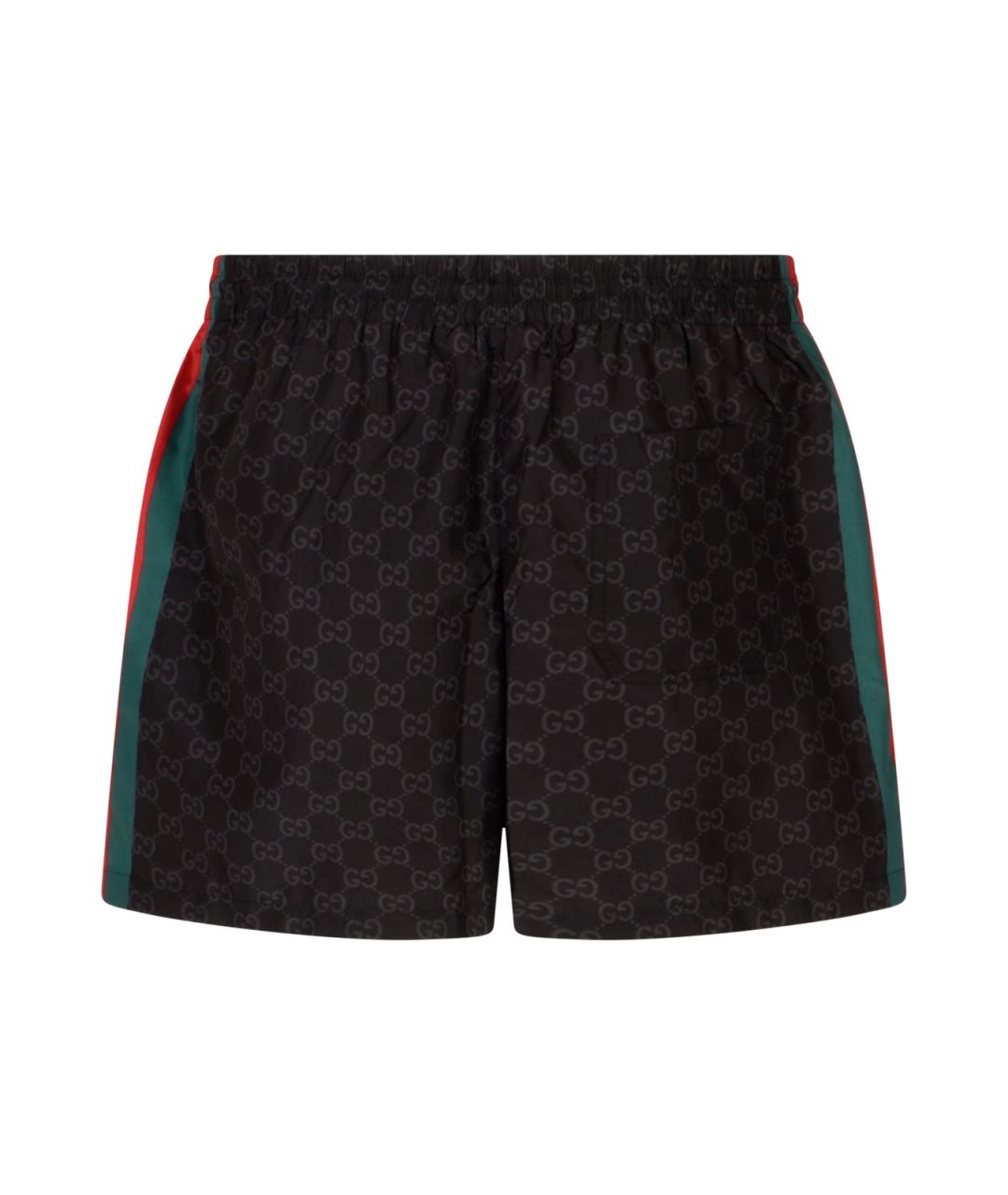 GUCCI Черные полиамидовые плавки, фото 2