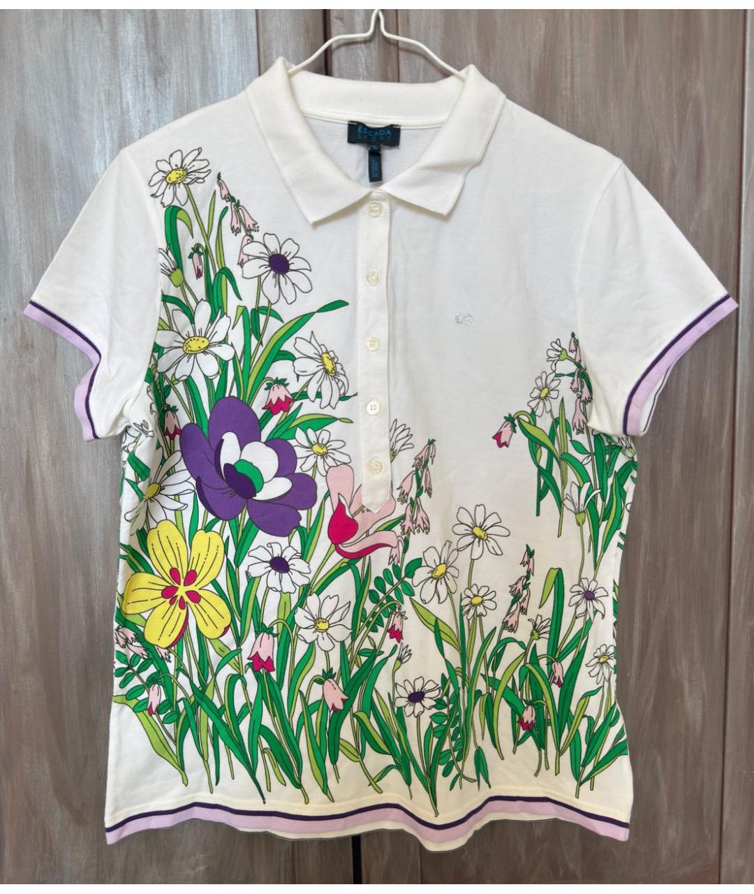 ESCADA Мульти хлопковая футболка, фото 7