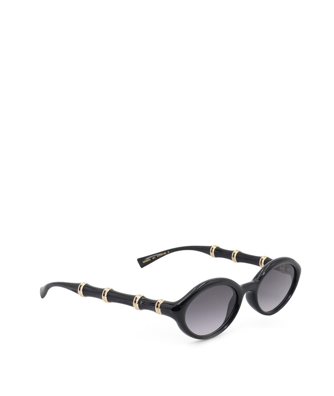 GUCCI Черные пластиковые солнцезащитные очки, фото 2