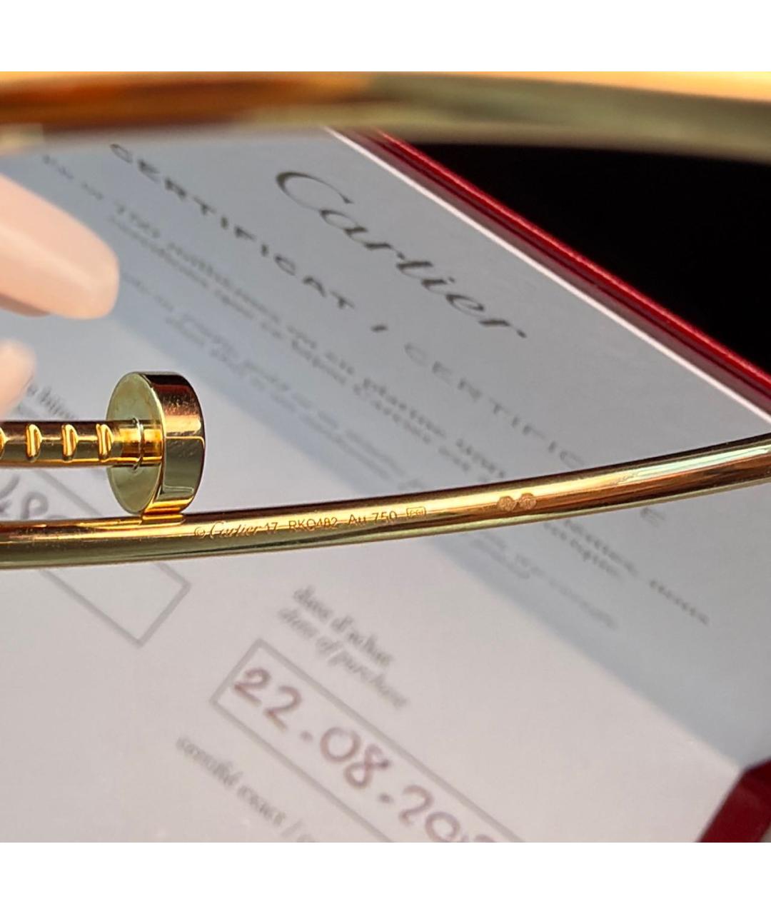 CARTIER Золотой браслет из желтого золота, фото 5