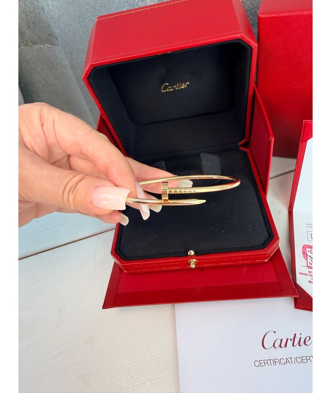 CARTIER Золотой браслет из желтого золота, фото 3